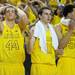 Michigan freshman Max Bielfeldt, freshman Nik Stauskas and junior Jordan Morgan watch from the bench during the second half at Crisler Center on Sunday, March 10, 2013. Melanie Maxwell I AnnArbor.com